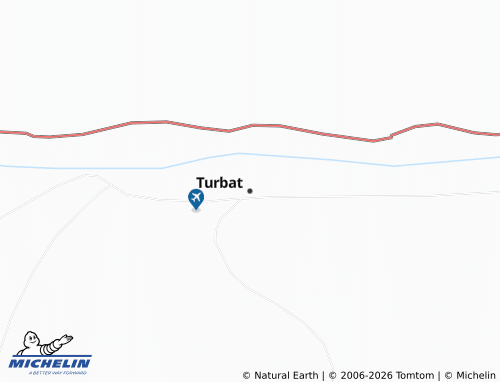 Mappa MICHELIN Turbat - ViaMichelin
