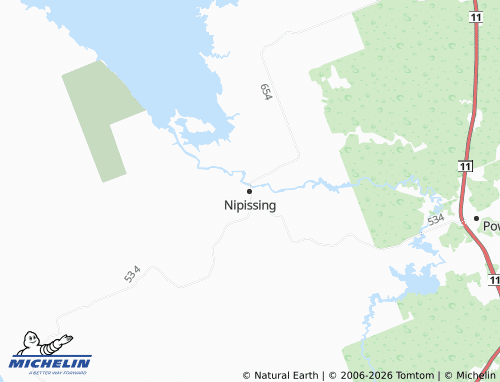 Carte MICHELIN Nipissing - ViaMichelin
