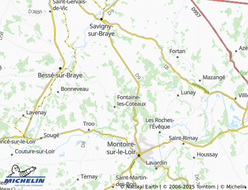 Carte MICHELIN L'Être-aux-Fourmis - ViaMichelin