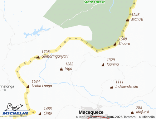 Mappa MICHELIN Cunha - ViaMichelin