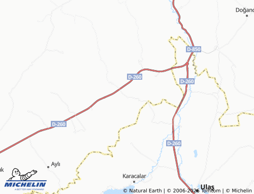 Mappa MICHELIN Karagömlek - ViaMichelin