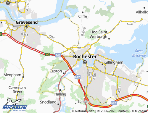Mappa MICHELIN Strood - ViaMichelin
