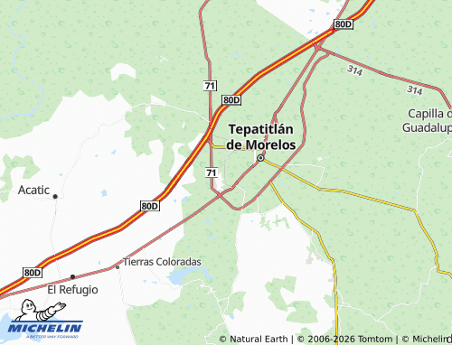 MICHELIN Lomas del Rey map - ViaMichelin