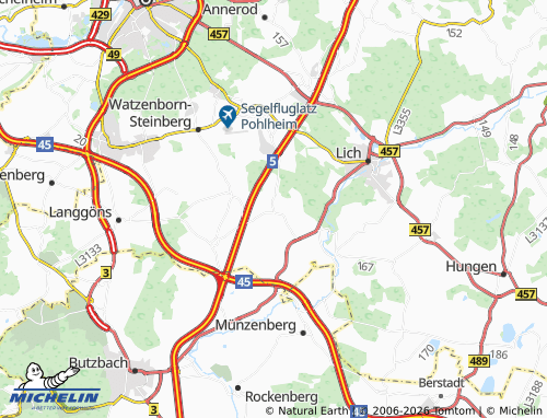 MICHELIN Dorf-Güll map - ViaMichelin