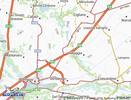 Mappa MICHELIN Rondissone - ViaMichelin