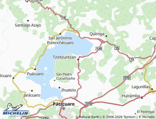 Mappa MICHELIN Tzintzuntzan - ViaMichelin