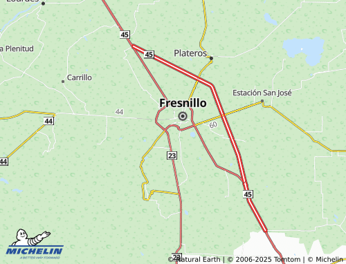 MICHELIN Centro map - ViaMichelin