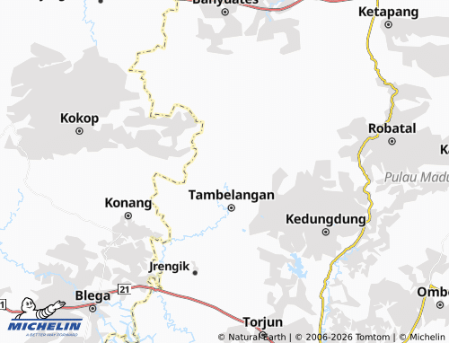 MICHELIN Banjar Billah map - ViaMichelin