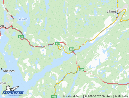 MICHELIN-Landkarte Feda - ViaMichelin