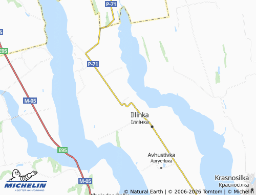 Mapa MICHELIN Kovalivka - ViaMichelin