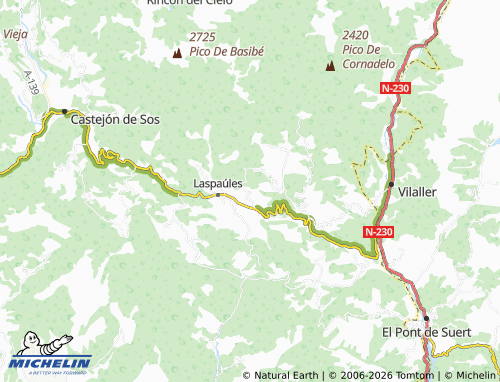 MICHELIN-Landkarte Neril - ViaMichelin