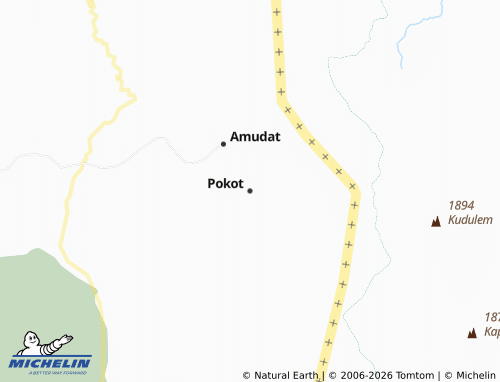 Mappa MICHELIN Pokot - ViaMichelin