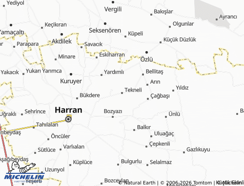 MICHELIN Tekneli map - ViaMichelin