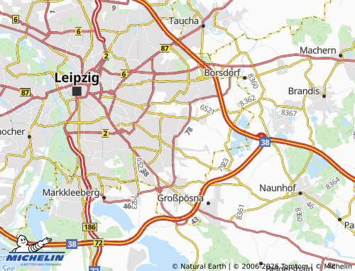 MICHELIN Holzhausen map - ViaMichelin