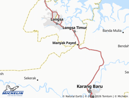 MICHELIN Benteng map - ViaMichelin