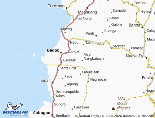 MICHELIN Ar-Arusip map - ViaMichelin