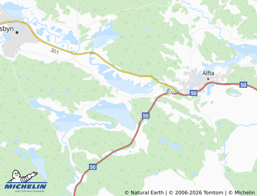 Carte MICHELIN Viksjöfors - ViaMichelin
