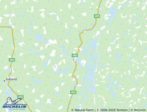 MICHELIN-Landkarte Vatnestrøm - ViaMichelin