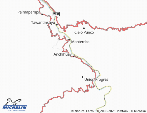 MICHELIN-Landkarte Anchihuay - ViaMichelin