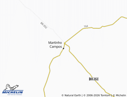 Mappa MICHELIN Martinho Campos - ViaMichelin