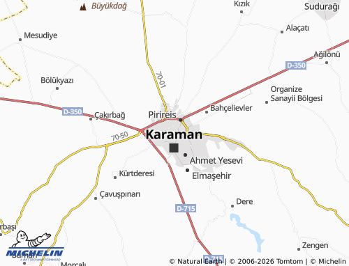 Carte MICHELIN Kirişçi - ViaMichelin