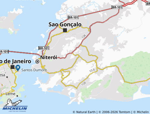 Mappa MICHELIN Maria Paula - ViaMichelin