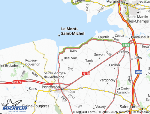Mapa MICHELIN Ardevon - ViaMichelin