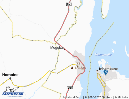 MICHELIN-Landkarte Moguba - ViaMichelin