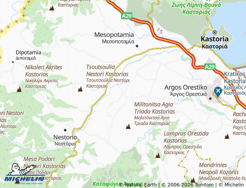Carte MICHELIN Pentavryso - ViaMichelin