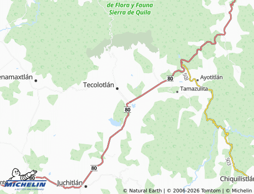 Mappa MICHELIN Loma Bonita - ViaMichelin