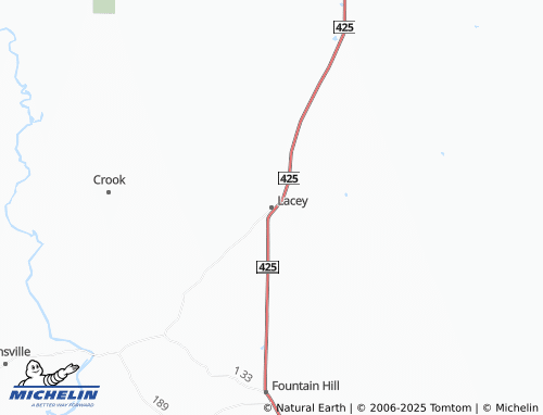 MICHELIN Lacey map - ViaMichelin