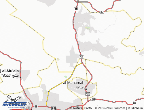 Mapa MICHELIN Janoub Suhaylah - ViaMichelin