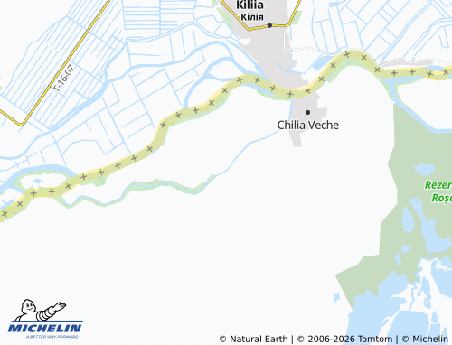 MICHELIN Ostrovu Tătaru map - ViaMichelin