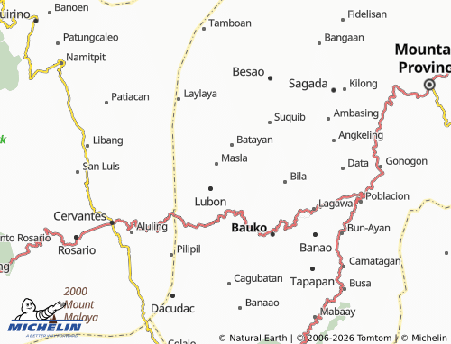 MICHELIN Duagan map - ViaMichelin