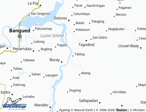 MICHELIN Tabiog map - ViaMichelin