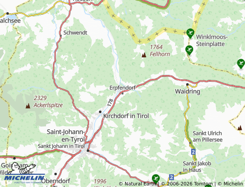 Mappa MICHELIN Erpfendorf - ViaMichelin