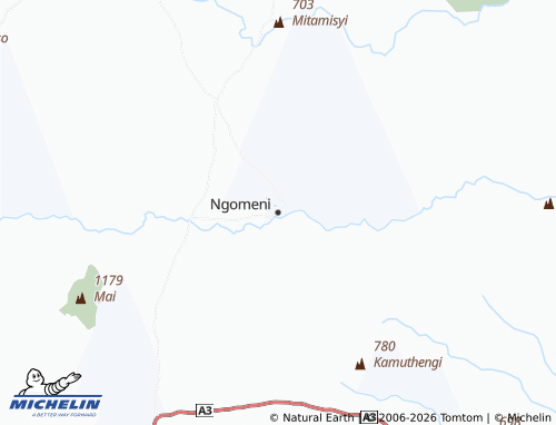 MICHELIN Ngomeni map - ViaMichelin