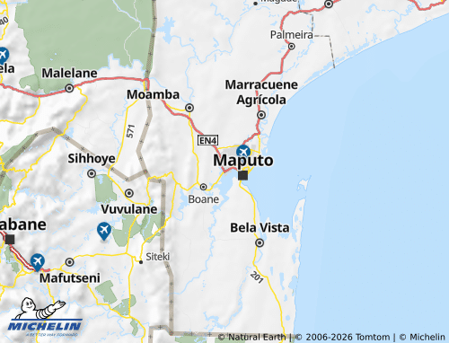 MICHELIN Cidade de Matola map - ViaMichelin