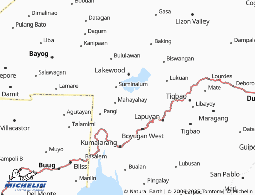 MICHELIN Kitaan Dagat map - ViaMichelin