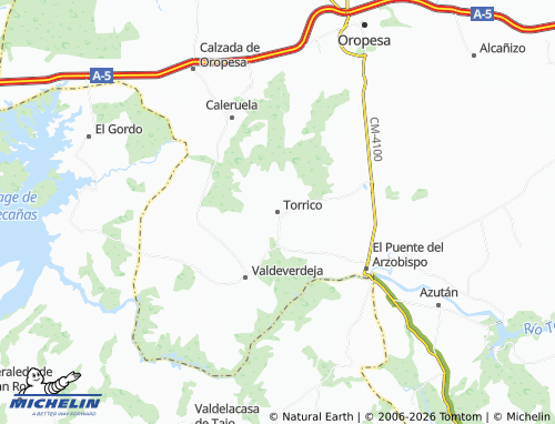 MICHELIN Torrico map - ViaMichelin