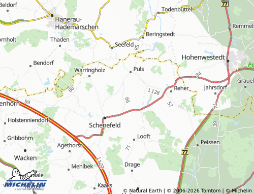 MICHELIN Oldenborstel map - ViaMichelin