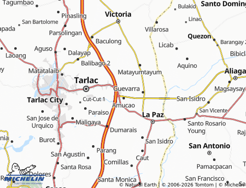 MICHELIN Balingcanaway map - ViaMichelin