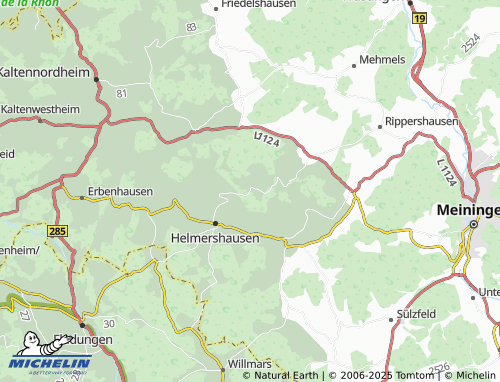 MICHELIN Geba map - ViaMichelin