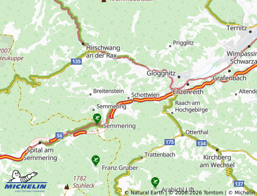 Mappa MICHELIN Schottwien - ViaMichelin
