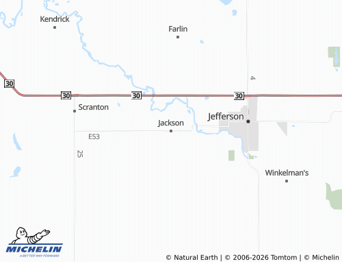 Carte MICHELIN Jackson - ViaMichelin