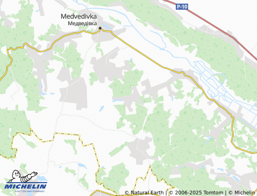 MICHELIN-Landkarte Poludnivka - ViaMichelin