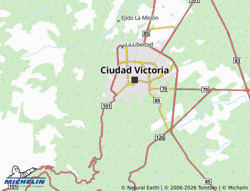 Mapa MICHELIN Unidad Modelo - ViaMichelin