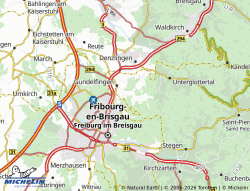 MICHELIN Wildtal map - ViaMichelin