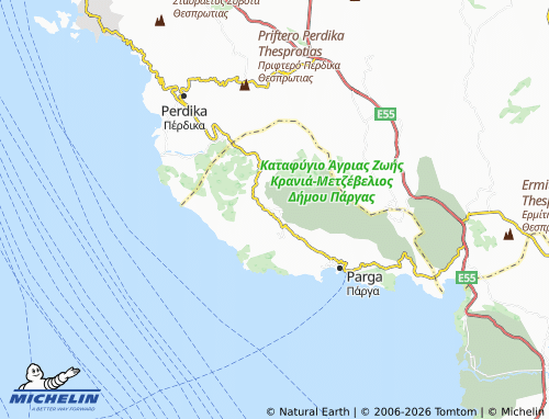 MICHELIN Agia map - ViaMichelin