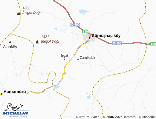 MICHELIN Camikebir map - ViaMichelin